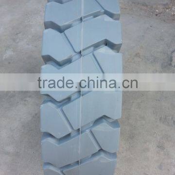 Good Price Top Sales Forklift Spare Parts 300-15 Grey Non Marking Solid Tires for Mitsubishi photo-3