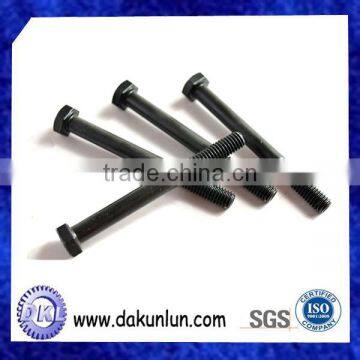 Black Carbon Steel Outer Hex Half-thread Screw Bolt photo-3