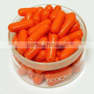 Top Quality Black and Orange Probiotics/energy/ Healthy Empty Capsule Size 00#,0#,1#,2#,3#,4# photo-3