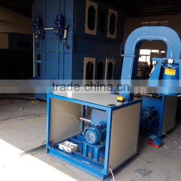 Blue White Automatic Fiber Weighing Filling Line for Home Textile photo-3