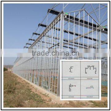 hollowing section aluminum profiles for constructing Greenhouse