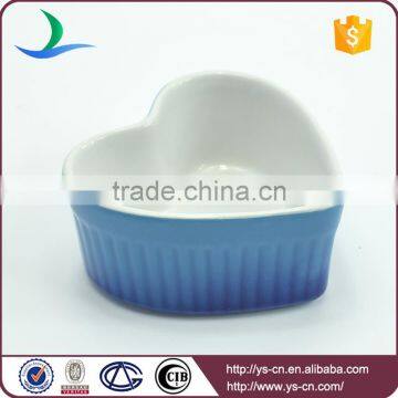 Custom Cheap Small Ceramic Cake Mold Heart-shaped photo-4