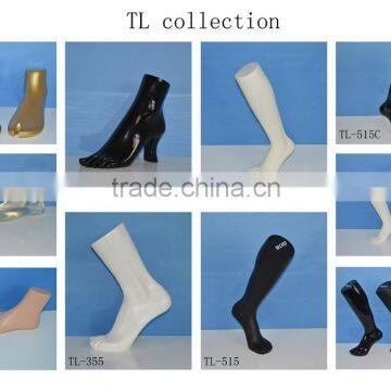 Cheap sock and shoes display mannequin foot for sale