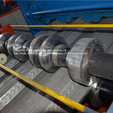 PLC Controlled Equipment Aluminium Decking Floor Tiles Production Line photo-3