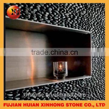 Polished Black River Stone Pebble photo-3