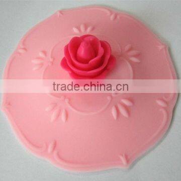 Round Shape Silicone Ceramic Cup Cover