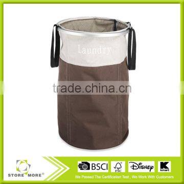Lavish Home Foldable Double Laundry Hamper photo-4