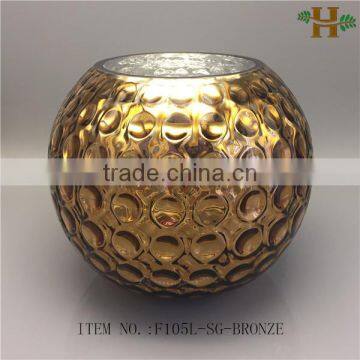 factory price round glass flower vase