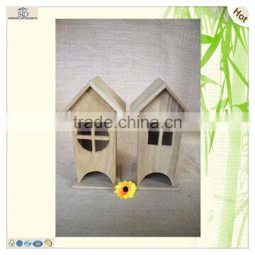 Fsc Guaranteed Laser Carving Wood Bird Cage House photo-6
