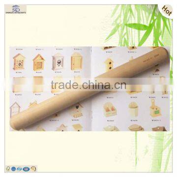 Handmade Instrument Grinding Rounding Poplar Wooden Rolling Pin photo-5