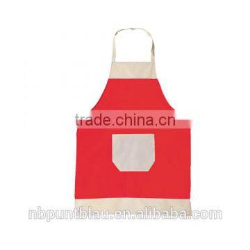 Cotton Kitchen Apron With Front Pocket photo-3