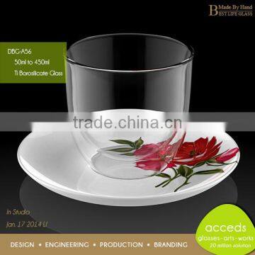 2014 Borosilicate Heat-Resisting 200Ml Milk Glass Cup photo-2
