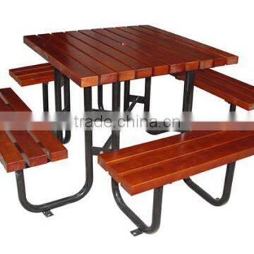 Arlau Wood Park Patio Dining Table photo-3