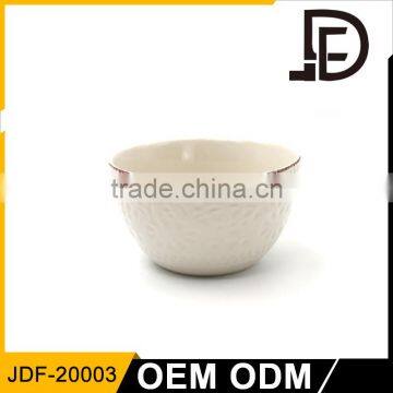 wholesale hotel restaurant banqent cheap white dinner porcelain ceramic soup rice bowl