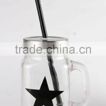 Set of 4 Cheap Hot Sale Screw Cap Star Mason Jar photo-4