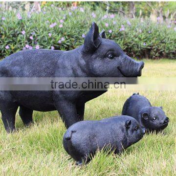 Wholesale Animal Garden Statue Resin Wild Boar Sculpture photo-2