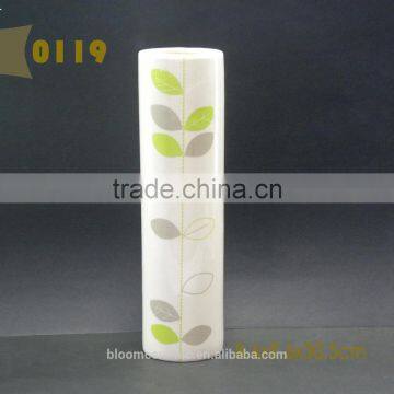 Pink Bow Flower Vase Painting Designs photo-3