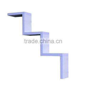 Wood Floating Shelf Home Wall Decor Wholesale Shelving Solution Ladder Type Shaped Wall Shelf photo-4