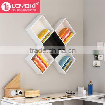 Hot Sale Wall Storage Wall Organizer MDF Square Mount Cube Shelf for DIY Home Decoration photo-2