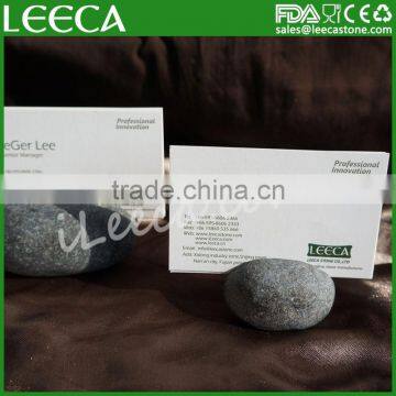 Perfect High Quality Natural Beautiful Pebble Stone Creative Cardcase Crafts photo-3