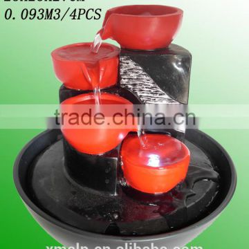 polyresin fountain with porcelain effect