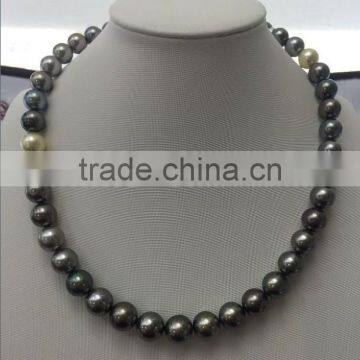 AAA 9-10mm colorful South Sea Pearls Necklace