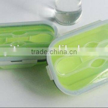 silicone bowel with lid