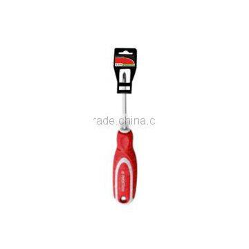 red and white PP+TPR handle screwdriver