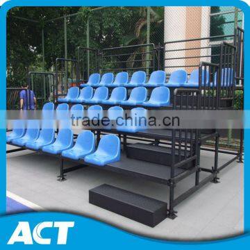 Temporary steel grandstand, grandstand chairs with plastic gym seats