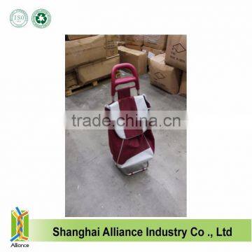 Black White Blue Travel Trolley Luggage Bag With Removable Wheels photo-6