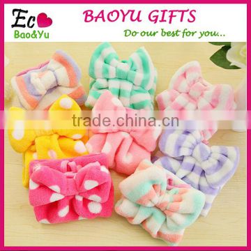 Wholesale Bow-knot Shape Kids Small Hand Towels For Home Decoration Microfiber Hand Towel