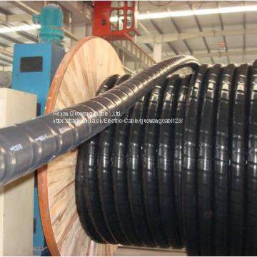 High Quality Copper Conductor XLPE Jacket Steel Wire Armoured Copper Braid Shielded PVC 4*50MM2 Price Per Meter photo-4