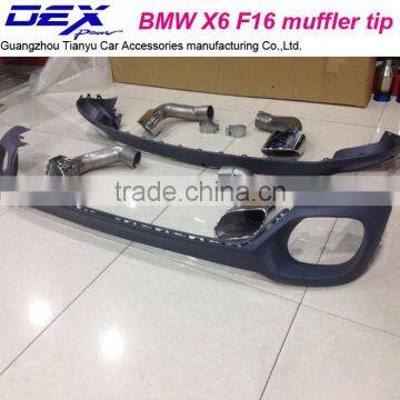 Automotive Parts for B~MW X6 F16 Muffler Tip PP Rear Diffuser photo-2