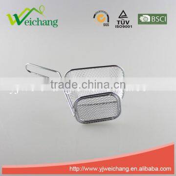 WCE6055 Hot Sale Fries Basket Stainless Steel Frying Basket/kitchen Cooking Basket photo-2