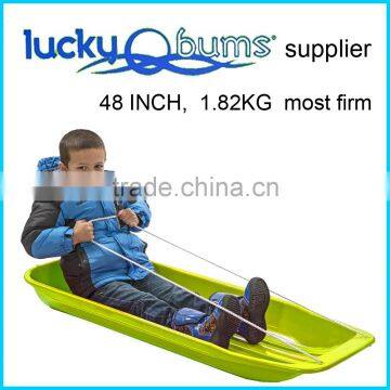 snow sledge plastic grass sand sled hot sell/ Kids Heavy Duty Snow cymbiform Sled