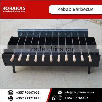 CE Approved Height Adjustable Kebab Barbecue Grill photo-2