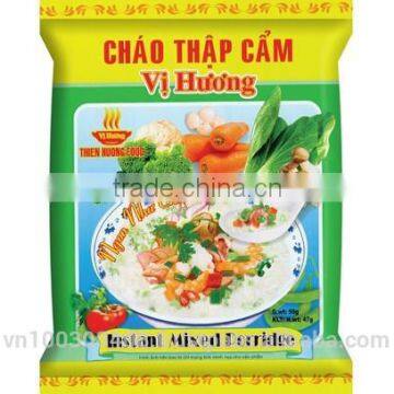 " VI HUONG" Instant Porridge 47g With Mixed Flavour - Thien Huong Food JSC