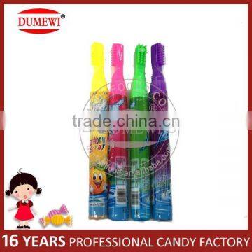 Fruit Flavor Tooth Brush Shape Spray Liquid Candy