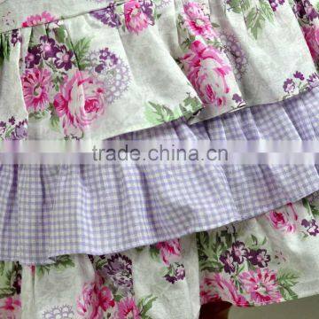 Mommy and Me Matching Purple and Pink Floral Hostess Kitchen Apron Set of 2 Cooking Mother and Daughter