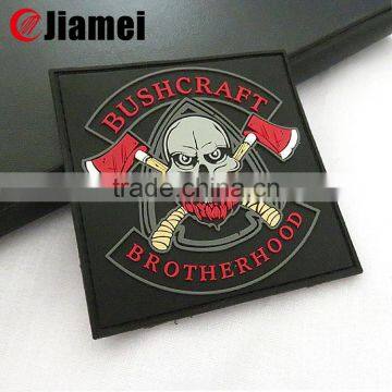 Rubber raised label embossed custom 3d soft pvc patch