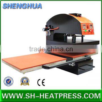 Pneumatic Double Stations Swing Arm Heat Press Machine photo-2