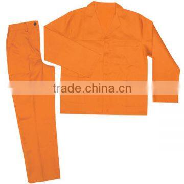 Factory custom Cotton men work uniform overall hi vis coverall workwear