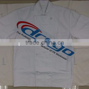 double-breasted chef coat