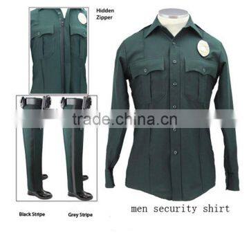 Wholesale Security Guard Uniforms Of Long Sleeve Blue Colors Shirt