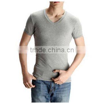 Cotton V-neck Shirt;body-shaping T-shirt;Aniti-Pilling T-shirt photo-4