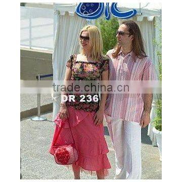 ladies casual skirt top