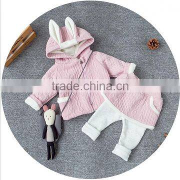 2016 new design girl fleece hoodie sets,wholesale hoodie sweatshirt