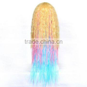 Cheap Price Stock Cosplay Wig Colorful Fantasy Women Party Halloween Wigs Wholesale photo-4