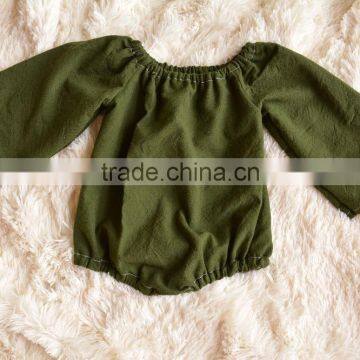 Eupropean Design Baby Rompers Infant Plain White Jumpsuit Wholesale Children's Boutique Clothing photo-4