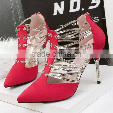 Zm50267b Cusp Fashion Women High Heel Sandals Sexy Stiletto Heel Roman Shoes Lady photo-3